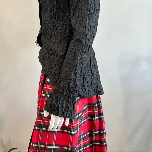 NWT Franco Mirabelli Plissé Statement Evening Jacket - Picture 5 of 14